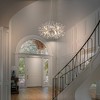 LLHZSY 12-Lights Wagon Wheel Chandelier Crystal Dandelion Pendant Lights for Dining Room-Chrome-31 1/2" - 3 of 4