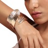Women's Foliage Wrap Bracelet - Metallic Gold - 4 of 4