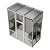 Kumasinova 62.6"/70.5" Outdoor Catio Enclosure with UVproof Roof ,Large Cat House with 6/5 Platforms&2 Nap Rooms,Cat Playpen Shelter for Multiple Cats - 4 of 4
