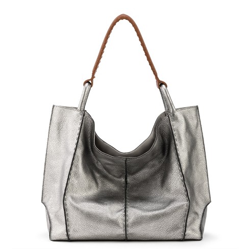 The Sak Women's Los Feliz Large Tote, Dark Silver : Target