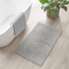 Plume Feather Touch Reversible Bath Rug Gray - Beautyrest - 3 of 4