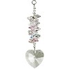 Woodstock Wind Chimes Woodstock Rainbow Makers Collection  Crystal Heart Cascade  4'' Crystal Suncatcher - 3 of 4