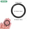 Unique Bargains Plastic Durable Multipurpose DTY Design Macrame And Knotting Supplies O Rings 30 Pcs - 3 of 4