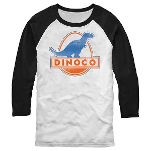 Men's Cars Dinoco Classic Logo Baseball Tee - 1 of 4