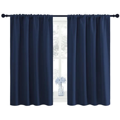 NICETOWN Blackout Curtains Rod Pocket Thermal Insulated Privacy Drapes (2 Panels)