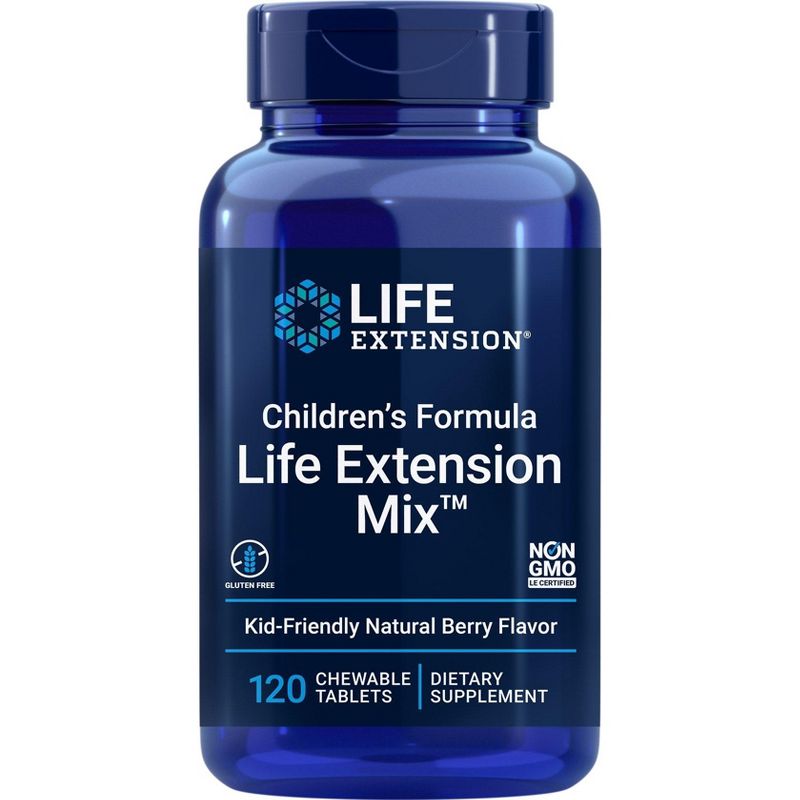 Life Extension Children's Formula Life Extension Mix  -  120 Chewable, 1 of 3