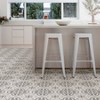 4'x5' Set of 20 Remy Peel & Stick Floor Tiles Gray - FloorPops: Vinyl Mosaic, Stain-Resistant, Textured, 20 Sq Ft Coverage - 3 of 4