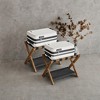 Luggage Rack with Storage Shelf, Suitcase Stands, Luggage Stand, Foldable for Easy Storage, Bamboo,Holds up to 131 lb, 26.38 x 18.5 x 20.12 inches - 4 of 4