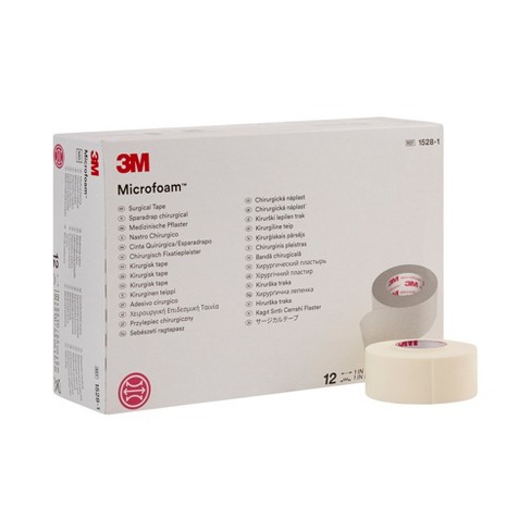 3M Medical Hypoallergenic Paper Tape 2” 3 Ct, White First Aid Tape, Paper  Tape Medical, Adhesive Surgical Tape for Wounds, Non Sterile Skin Tape