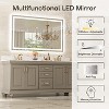 LED Mirror for Bathroom with Anti-Fog, 3 Colors Dimmable, Memory Function, Tempered Glass, ETL Listed, Wall-Mounted - 2 of 4