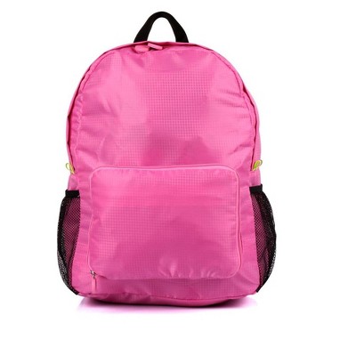 Karla Hanson Pack n Fold Foldable Travel Backpack - Pink — фото 3