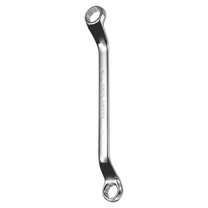 Unique Bargains Metric Steel Alloy 12 Point 75 Degree Offset Double Box End Wrench - 1 of 3