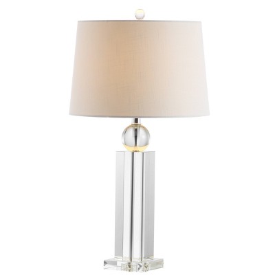 28.5" Crystal Charlotte Table Lamp (Includes LED Light Bulb) Clear - JONATHAN Y