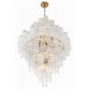 Crystorama Lighting Addis 20 - Light Chandelier in  Aged Brass - 4 of 4