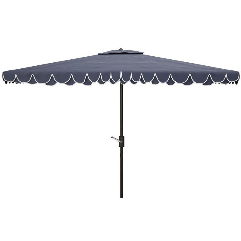 Elegant Valance 6.5 X 10 Ft Rectangle Patio Outdoor Umbrella  - Safavieh, 1 of 2