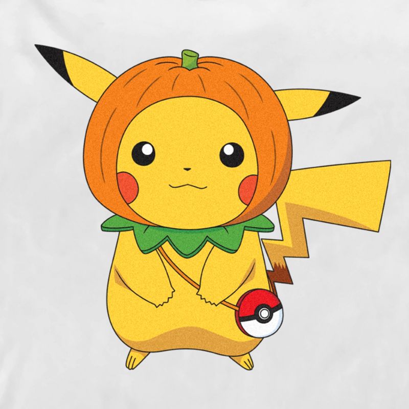Men's Pokemon Halloween Pumpkin Pikachu Pull Over Hoodie, 2 of 5