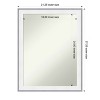 Amanti Art Maya Non-Beveled Framed Bathroom Vanity Wall Mirror - 3 of 4