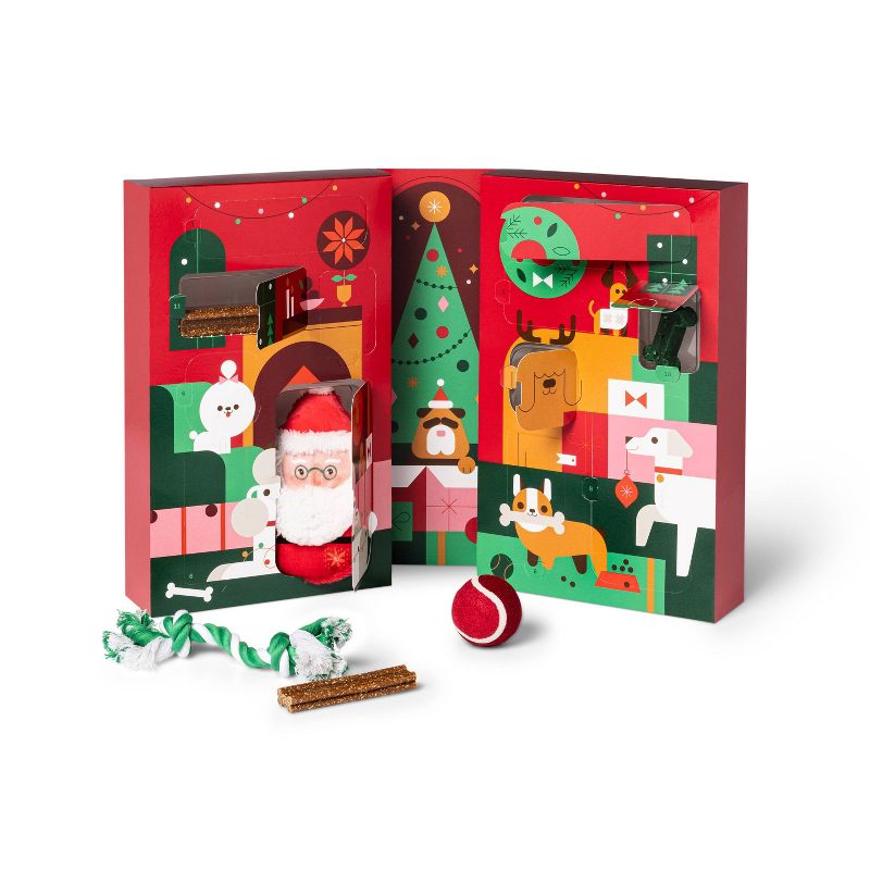 Holiday Dog Treats And Toys 12-day Advent Calendar Apple, Cinnamon &#38; Peanut Butter Flavor &#8211; 8.49oz/6ct - Wondershop&#8482;, 3 of 8