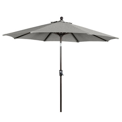 Home Fashions International 9' Round Suntastic Auto Tilt Outdoor Patio Canopy Market Umbrella