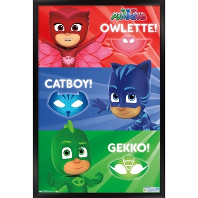 Trends International Pj Masks Trio Framed Wall Poster Prints Target