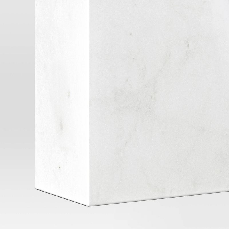 2pc Marble Bookends White - Threshold&#8482;, 4 of 7