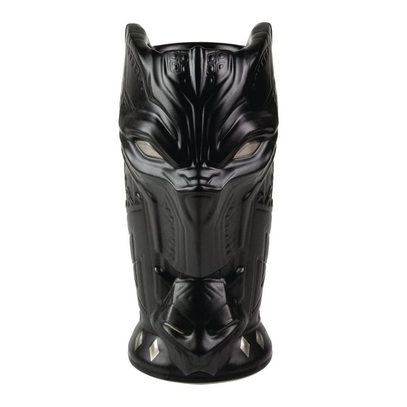Mondo Tees, LLC Marvel Heroes Black Panther 32 Ounce Ceramic Tiki Mug, 1 of 6