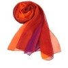 INSPIRE CHIC Women Long Chiffon Light Silky Gradient Color Shawl Wrap Scarf - 2 of 4