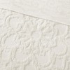 PDTEND 3-Piece King/Cal King Size Tufted Cotton Chenille Medallion Fringe Coverlet Set - 4 of 4