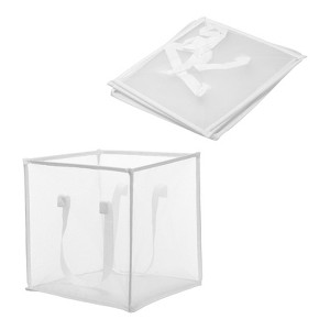 Unique Bargains Breathable Durable Foldable Mesh Travel Storage Laundry Hamper - 1 of 4