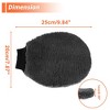 Unique Bargains Car Wash Towel Coral Fleece for Car Cleaning Wiping 9.84"x7.87"x0.39" Gray 2 Pcs - 4 of 4