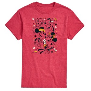 Men's - Disney - Halloween Collage Short Sleeve Graphic T-Shirt - 1 of 4