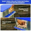 Chicken Nesting Boxes, Two-Tier Metal Chicken Egg Laying Box,Large Vented Holes for Egg Collection - 3 of 4