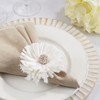 Saro Lifestyle Raffia Charm Napkin Ring (Set of 4) - 3 of 3