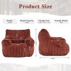 Soft Fluffy Corduroy Fabric Bean Bag Chair,Modern Bean Bag Chair,Bean Bag Chair For Bedroom-Cuddlewood - 4 of 4