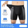 CARER Incontinence Underwear for Men Urinary Bladder Leak-proof Incontinence Boxer Washable Reuable - Mild Absorbency 4pk - 2 of 4
