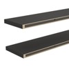 SEVOBAL Utility Storage Shelves Floating Shelf Lyle Set of Two Space Saving Design for Living Room or Office, Matte Gray, 9.8"*47.3"*1.5" - 2 of 4
