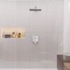 CASAINC Single-Handle 1-Spray Pattern 10 Inches with 1.8 GPM Wall Mount Square Shower Faucet (Valve Included) - 3 of 4