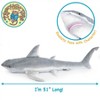Kiki The Great White Shark - 52 Inch Stuffed Animal Plush - By Viahart - 3 of 4
