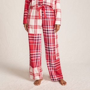 Lands' End Women's Print Flannel Pajama Pants - 1 of 4