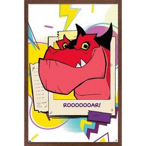 Trends International Marvel's Moon Girl & Devil Dinosaur - Wave Framed Wall Poster Prints - 1 of 4