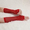 Allegra K Women's Mesh Fingerless Fishnet Gloves - 4 of 4