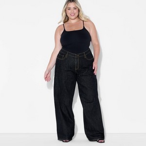 Women's Low-Rise Baggy Jeans - Wild Fable™ - 1 of 3