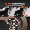 VEVOR Wheel Spacers, 2" 6"x5.5" Wheel Adapters, 6 Lug Forged Spacer, 108 mm Bore Hubcentric M14 x1.5 Studs Spacers, Fit for 1988-2023 Chevrolet Black - 3 of 4