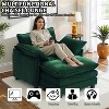 40''W Comfy Cloud Sofa Armchair - Corduroy Oversized Chair & Ottoman Set, Plush Upholstery & Extra Deep Seat for Small Apartment Living Rooms - 3 of 4