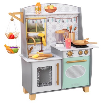 Kidkraft Smoothie Fun Wooden Play Kitchen with 22 Accessories