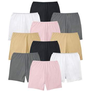 Comfort Choice Women's Plus Size Cotton Brief 10-pack : Target