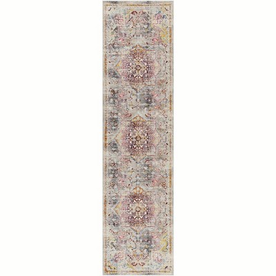 Mark & Day Bury 2'7"x10'2" Runner Tufted Indoor Area Rugs White: Stain-Resistant, Pet Friendly, Polypropylene, Traditional Style