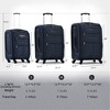 Lyngins 20/24/28 Inch 3PCs Softside Luggage Sets with TSA Lock,Upright Carry on Luggage,Lightweight Expandable Suitcase Sets for Family Trips - 3 of 4