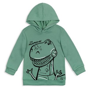 Disney Pixar Toy Story Woody Buzz Lightyear Rex Forky Pullover Hoodie Little Kid - 1 of 4