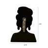 Wrapables Acrylic Fashion Brooch Pin for Sweaters, Coats, Scarves, and Bags, Fashion Diva - 2 of 4